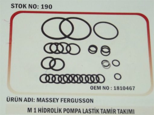 135 HİDROLİK LASTİK TAMİR TAKIMI MAK-1 LONDONEKS 1810467 İTHAL