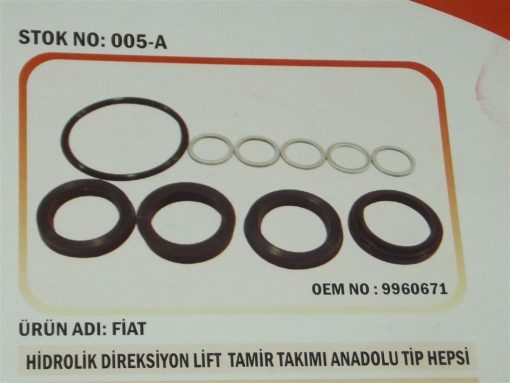 FIAT FIAT-MF HİDROLİK DİREKSİYON LİFT LAST. TAMİR TAKIMI (AND. TİPİ) (005-A) KARADENİZ 9960671