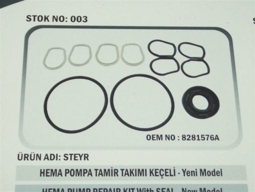 FİAT-STEYR HİDROLİK HEMA POMPA TAMİR TAKIM KEÇELİ (003) 05013006 KARADENİZ