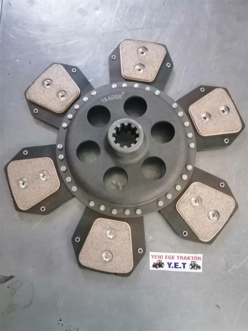 Massey Ferguson 240/285/265/275/185 Debriyaj Diski 12" 6 Ped Bronz 10 Diş (5026) Tradisk 3311503 04036