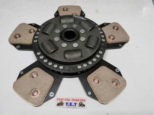 Massey Ferguson 398/3085/3095/3105 Debriyaj Diski 13" 5 Ped Bronz Göbek Yaylı 21 Diş (5080) Tradisk 3701011 04044