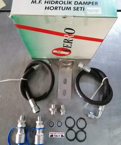 Massey Ferguson 240/285 Hidrolik Damper Valf Hortum Kiti (Çiftli-Adaptörlü) Ferro 1684806 13855