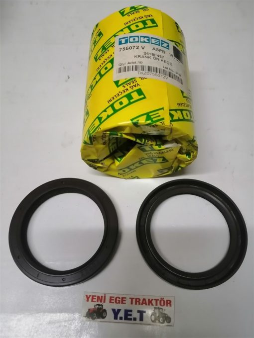 Massey Ferguson 285/3075/3105/3085/3095/265/286G Ön Krank Keçe Vitonlu (60.33X79.62X9.52) 755072V Tokez 2418F436 17035