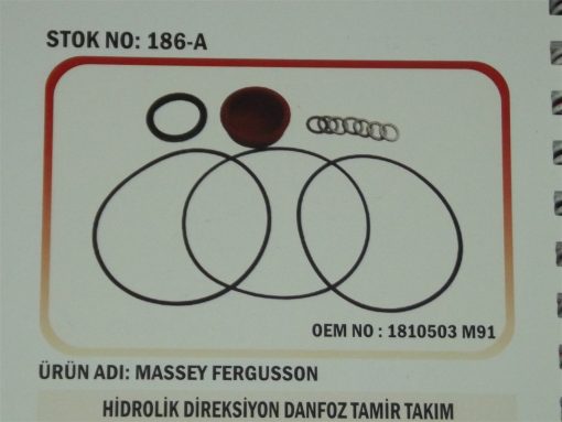 Massey Ferguson 285/165-398/3105 Hidrolik Direksiyon Danfoz Tamir Takımı (186) (186-A) Karadeniz 1810503 21033