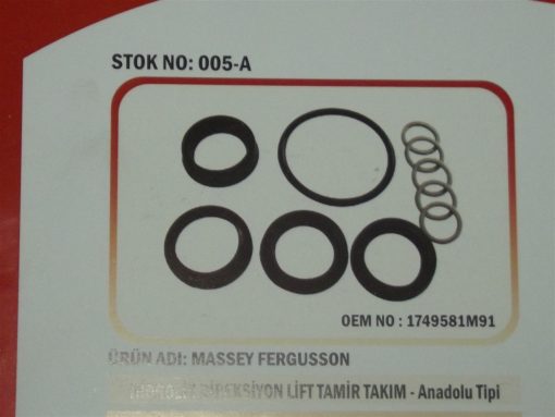 Massey Ferguson Mf-Fiat Hidrolik Direksiyon Lift Tamir Takım And.Tip (005-A) Karadeniz 1749581 21067