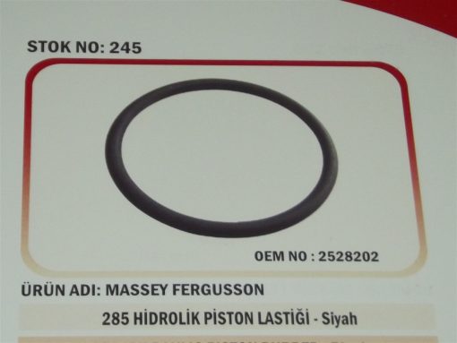 Massey Ferguson 285/275/265 Hidrolik Piston Lastiği (245) Karadeniz 2528202 21124