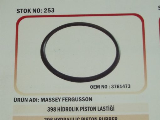 Massey Ferguson 398/3105/4255 Hidrolik Piston Lastiği (253) Karadeniz 3761473 21127
