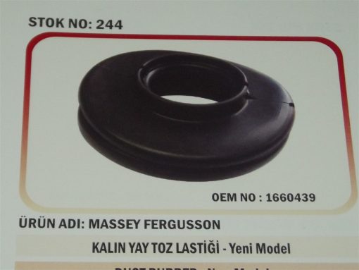 Massey Ferguson 240/285 Hidrolik Kalın Yay Toz Lastiği (Yeni Model) (244) Karadeniz 1660439 21144