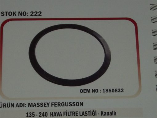 Massey Ferguson 135/240/35X Hava Filtre Kanallı Lastik (222) Karadeniz 1850832 21162