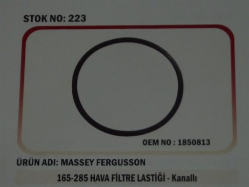 Massey Ferguson 165/285 Hava Filtre Kanallı Lastik (223) Karadeniz 1850813 21164