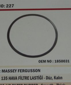 Massey Ferguson 135/240/35X Hava Filtre Lastiği Düz Kalın (227) Karadeniz 1850031 21168