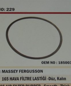 Massey Ferguson 165/285 Hava Filtre Lastiği Düz Kalın (229) Karadeniz 1850032 21171