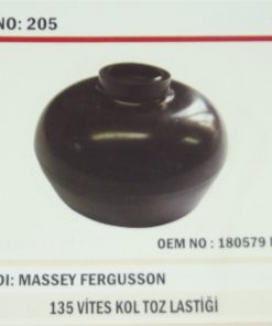 Massey Ferguson 135/240/165 Vites Toz Lastiği (205) Karadeniz 180579M3 21231