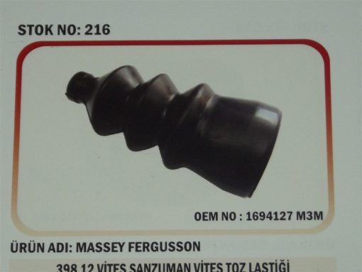 Massey Ferguson 240/3105/398 Vites Toz Lastiği (Yeni Model) (216) Karadeniz 1694127 21234