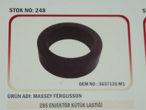 Massey Ferguson 285/265/165 Enjektör Kütük Lastiği (248) Karadeniz 33813131 21291