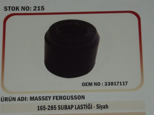 Massey Ferguson 255T/Leyland-154 Supap Lastiği Siyah (240) Karadeniz 2415258 21298
