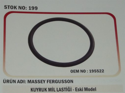 Massey Ferguson 135/165 Kuyruk Mil Lastiği (Eski Model) (199) Karadeniz 195522 21329