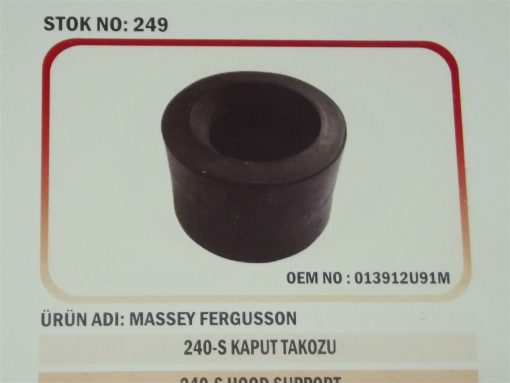 Massey Ferguson 240/255T/260G Kaput Takozu (Yeni Model) (249) Karadeniz 0013912U91M 21405