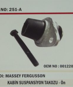 Massey Ferguson 285/3105/398 Kabin Süspansiyon Takozu Ön (251A) Karadeniz 1694719 21407
