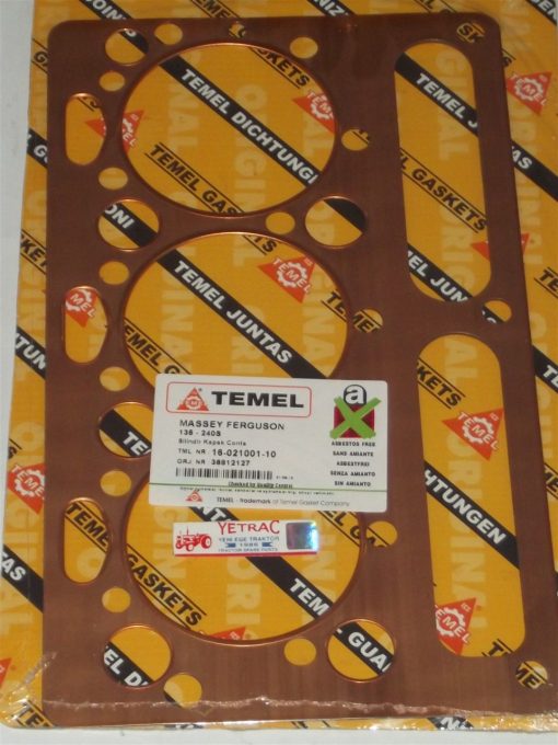 Massey Ferguson 135/240/148 Silindir Kapak Conta (Bakır) (16-021001-10) Temel 36812127 22015