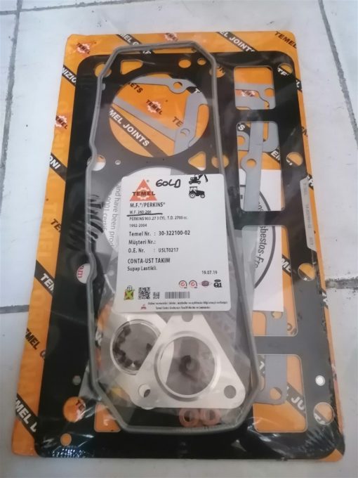 Massey Ferguson 250G/260G/266G Üst Takım Conta (30-322100-02) Temel U5LT0217 22083