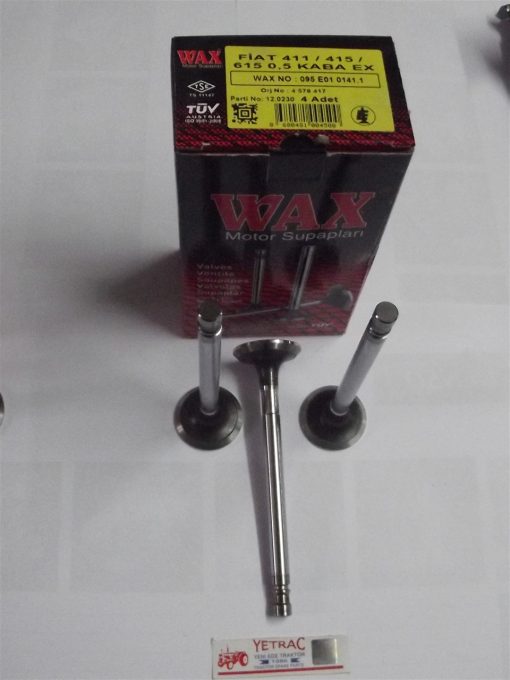 Fiat Traktör 411/415 Supap Egzoz Farklı (010141) Wax 4579417 30578