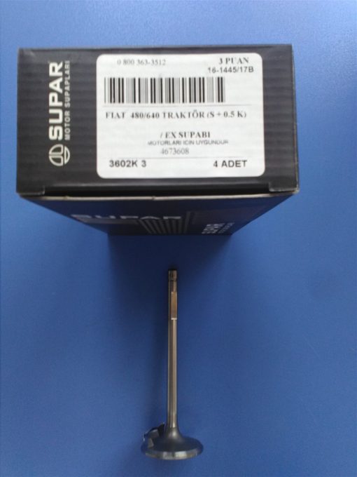 Fiat Traktör 480/640/450/780 Supap Egzoz Farklı (3602K3) Supar 4673608 30591