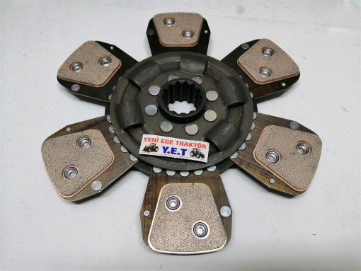 Fiat Traktör 80-66/70-66/Tümosan Debriyaj Diski (6 Ped) Göbek Yaylı Kapalı Kapak (6070) Tradisk 5162901 34047