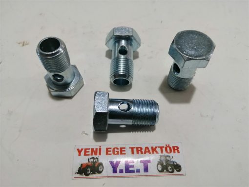 Fiat Traktör 80-66/54C/Td/56 Serisi Hidrolik Damper Boru Bağlantı Rekoru (M.18) (F4611) Tümersan 5100984 41537