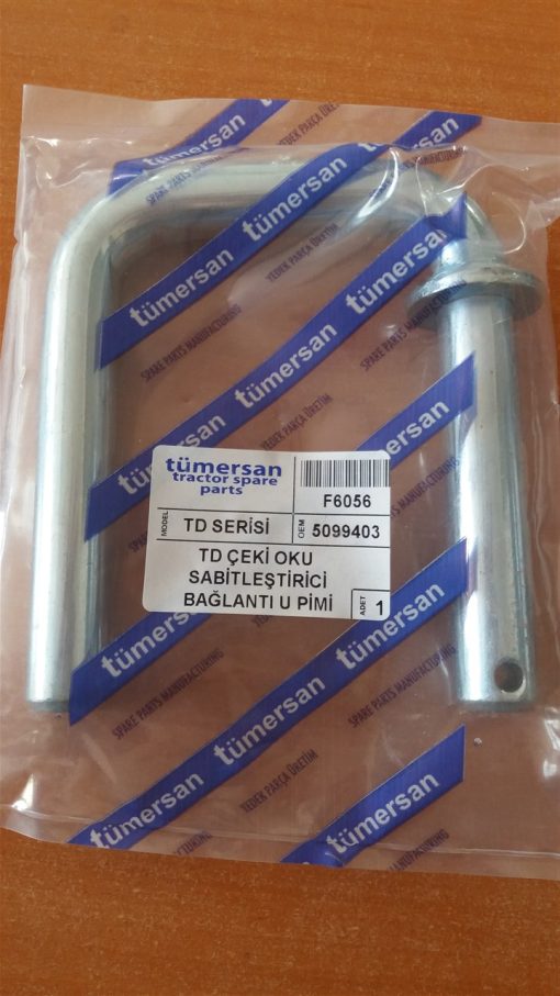 Fiat Traktör Td-Serisi Alt Çeki Oku Sabitleme Bağlantı (U-Pimi) (F6056) Tümersan 5099403 42090