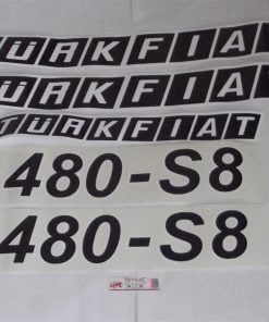 Fiat Traktör 480-S8 Yan Yazı Takım (Erd212) Erdal 4999861 43560