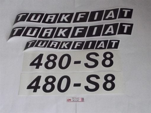 Fiat Traktör 480-S8 Yan Yazı Takım (Erd212) Erdal 4999861 43560