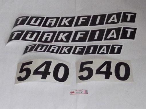 Fiat Traktör 540 Yan Yazı Takım (Erd255) Erdal 4999871 43565