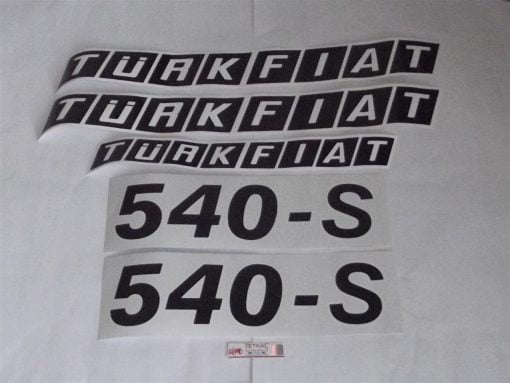 Fiat Traktör 540S Yan Yazı Takım (Erd214) Erdal 4999871 43567