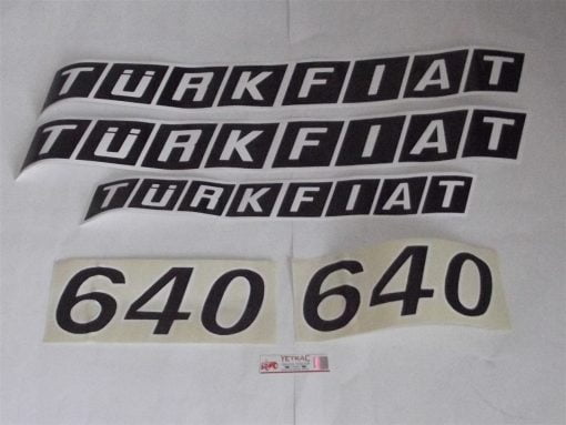 Fiat Traktör 640 Yan Yazı Takım (Erd205) Erdal 4999871 43580