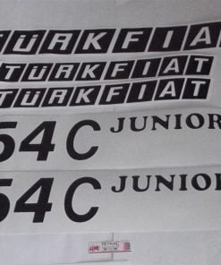 Fiat Traktör 54C Junior Yan Yazı Takım (Erd209) Erdal 5085900 43590