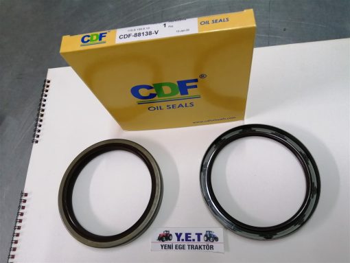 Fiat Traktör 480/640 Arka Krank Keçe (Viton-Çift Dudak) 110X135x13 (88138-V) Cdf 40002800 45041