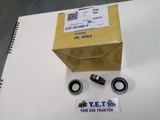 Fiat Traktör 480/640/55-46/65-46 Hidrolik Pompa Keçe Vitonlu 17X30x7 (591088-V) Cdf 5110478 45157