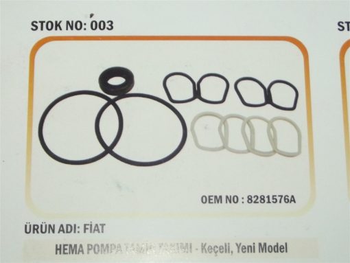 Fiat Traktör Fiat-Steyr Hidrolik Hema Pompa Lastik Tamir Takımı (4Tm-019) Skt 8281576-A 47009