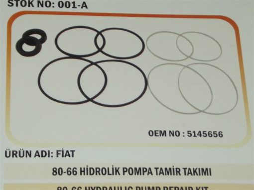 Fiat Traktör 80-66 Hidrolik Pompa Lastik Tamir Takımı (001-A) Karadeniz 5145656 47013