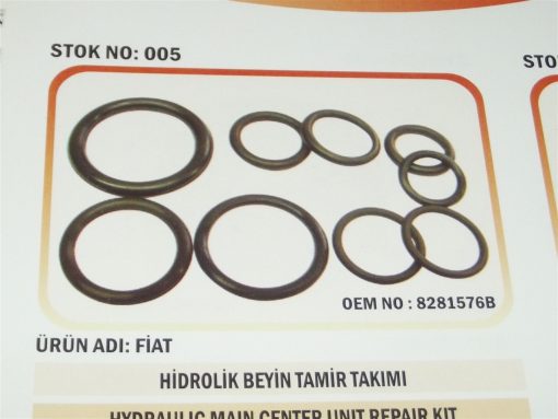 Fiat Traktör 480/450/640 Hidrolik Beyin Lastik Tamir Takımı (005) Karadeniz 8281576B 47030