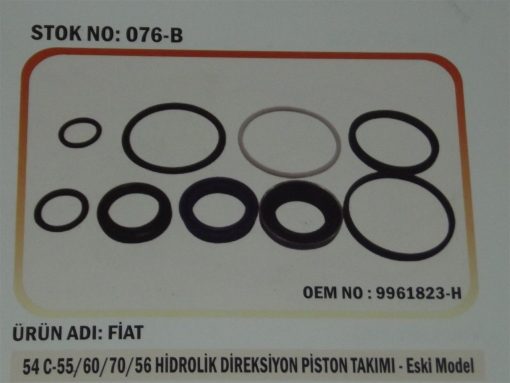 Fiat Traktör 54C/55-46 Hidrostatik Direksiyon Ön Lift Tamir Takımı (076-B) Karadeniz 9961823-H 47126