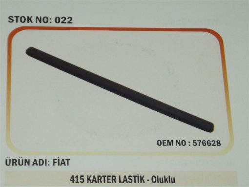 Fiat Traktör 411/415 Karter Boğaz Lastiği Oluklu (022) Karadeniz 576628 47135