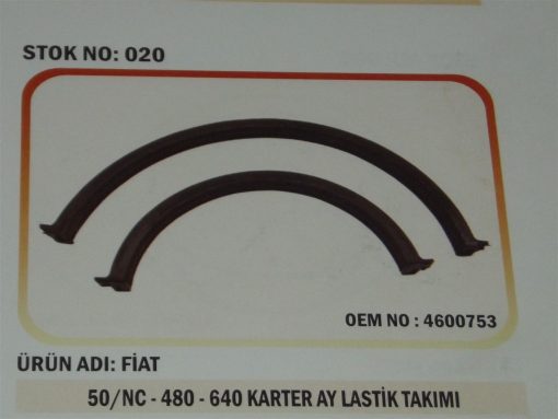 Fiat Traktör 480/640/55-46 Karter Boğaz Ay Lastik Tamir Takımı (020) Karadeniz 4600753 47138
