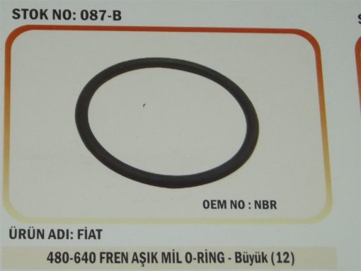 Fiat Traktör 480/640 Fren Aşık Mil Oringi (Büyük) (087-B) Karadeniz 47148