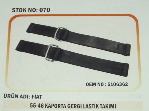Fiat Traktör 55-46/80-66 Kaporta Gergi Lastiği Takım (070) Karadeniz 5106362 47225