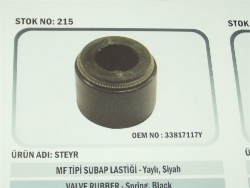 Steyr 768/8073 Supap Lastiği (4S-007) Skt 31100500016 65100