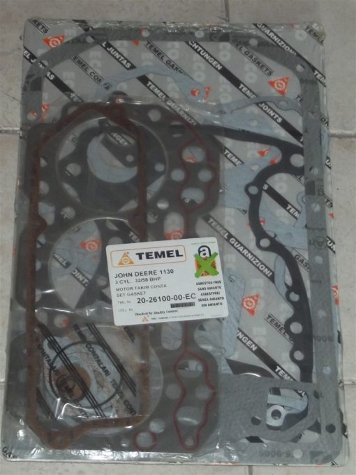 John Deere 1130 John Deere Takım Conta (3 Silindir) Temel 20-026100-00 74570